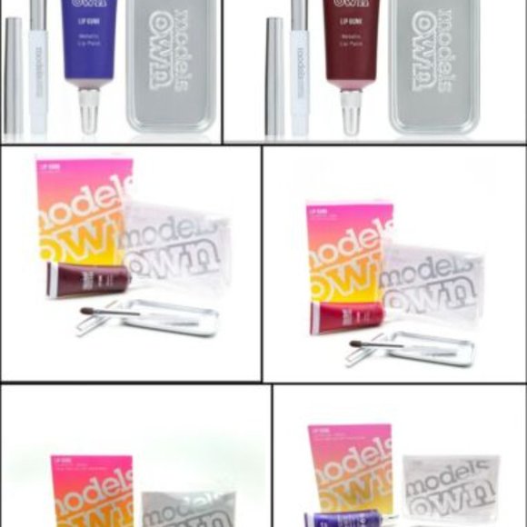 Models Own Lip Gunk Lip Paint Kit: METALLIC 02 New Boxed - Picture 2 of 3